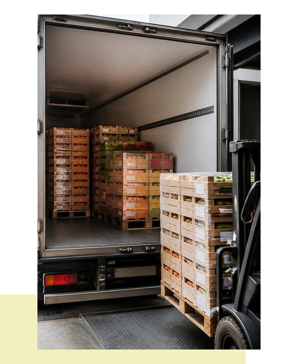 Перевозка сельхозпродукции на паллетах с доставкой в Таганрог